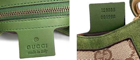 gucci leather tag completely sewn on|Gucci tag material.